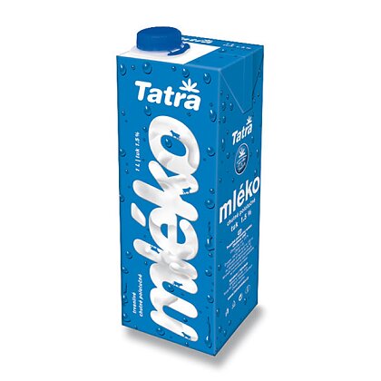 Mléko polotučné s uzávěrem Tatra 1,5% 1l